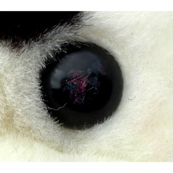 1996 Commonwealth Plush stuffed Dalmatian Xmas dog w/ green coat & red bow tie - Picture 15 of 16